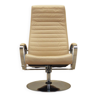 Fauteuil lounge, design danois, années 1970, production : BoConcept