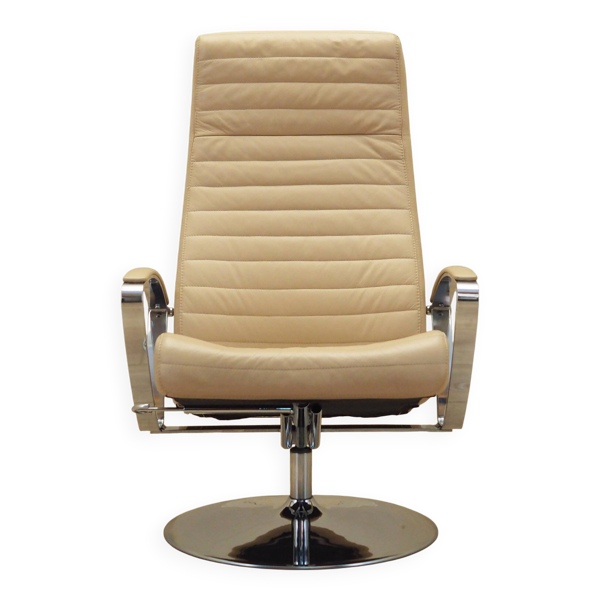 Fauteuil lounge, design danois, années 1970, production : BoConcept