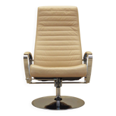 Fauteuil lounge, design danois, années 1970, production : BoConcept
