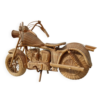 Moto Harley Davidson en Osier par Tom Dixon