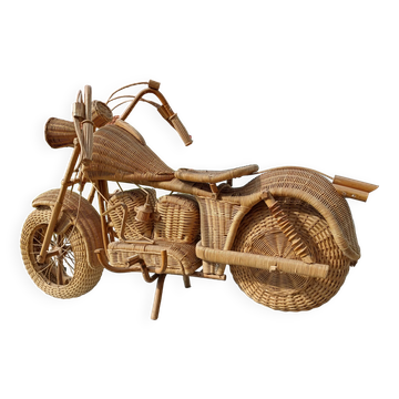 Moto Harley Davidson en Osier par Tom Dixon