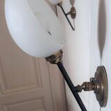 1950 Lunel articulated torchiere wall lights