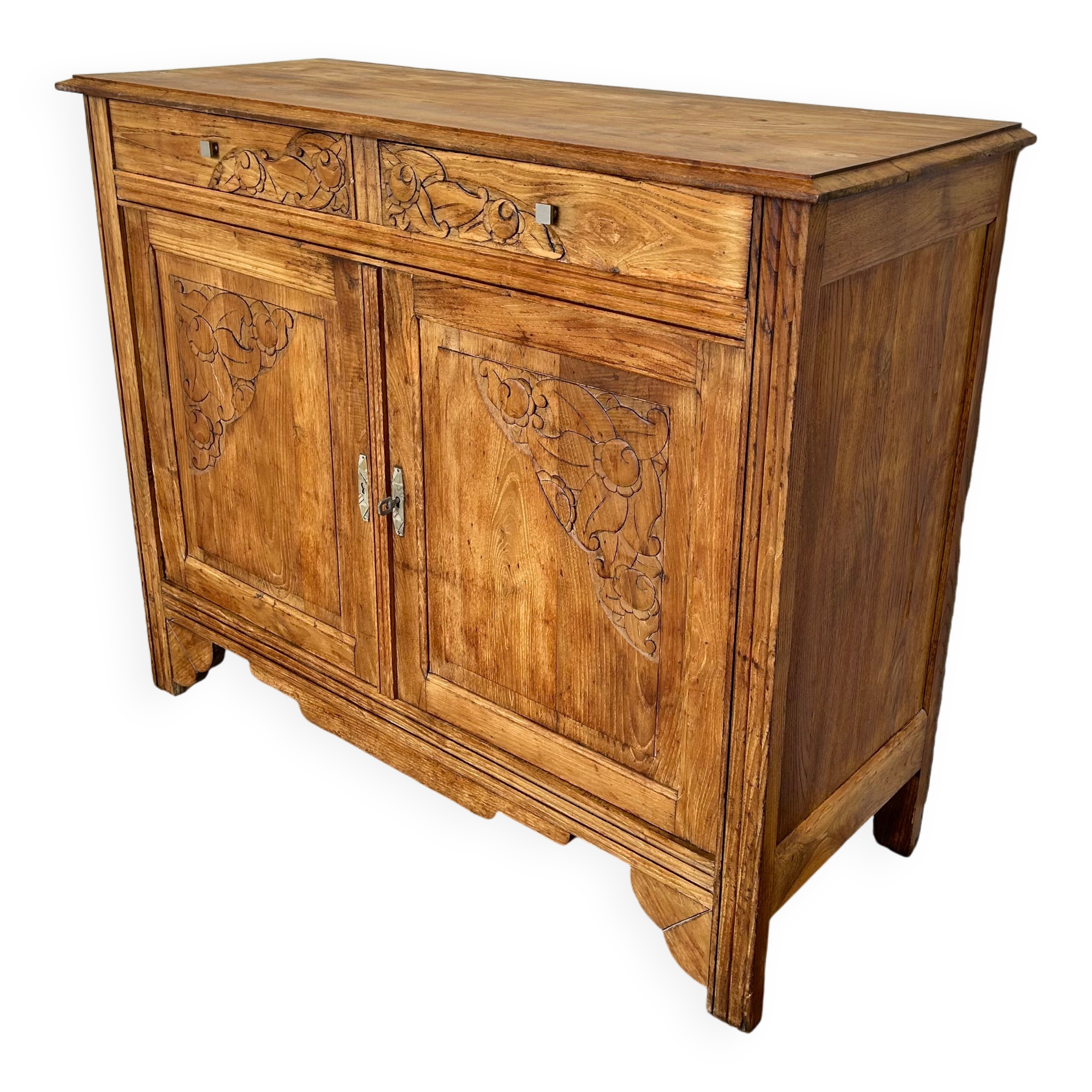 Parisian art nouveau stripped buffet