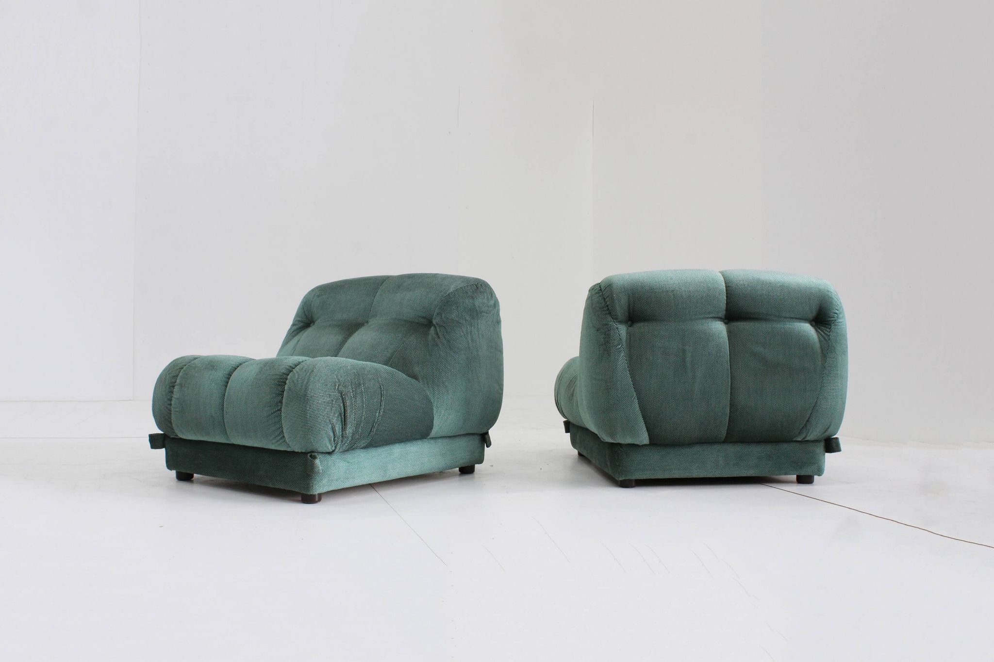 Set Mimo padova Nuvolone lounge chairs- Rino Maturi , Italy 1970s