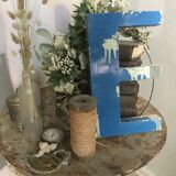 Old zinc sign letter