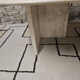 Vintage travertine table 1980"