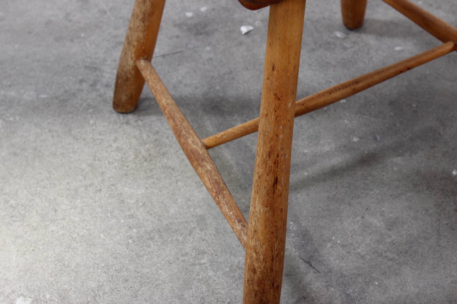 Vintage 4er Set Stühle Lambrecht WKS Mid Century 50er 60er