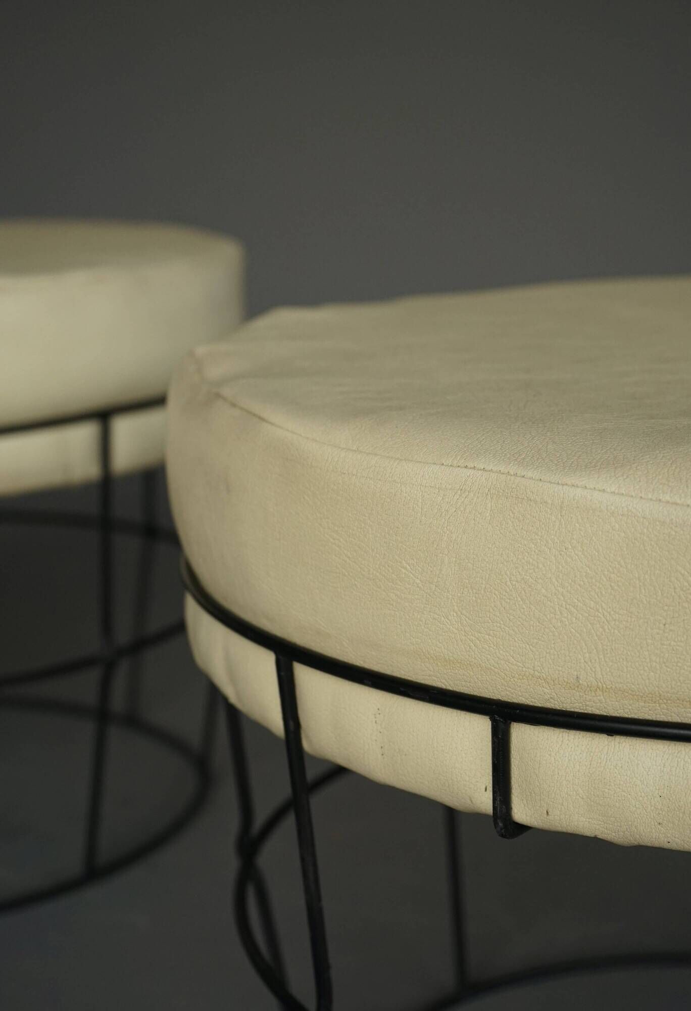 Mid-century Panton style String stools. 1960s