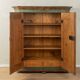 antique farmhouse cabinet, vintage