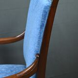 Pair of mahogany armchairs, Restoration period – early 19th century