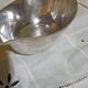Silver-plated metal gravy boat, made by Meurgey silversmiths in Paris