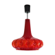 Suspension Putzler en opaline rouge vintage 1970s