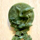 Vase chinois, en jade sculpté