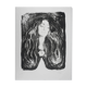 Edvard Munch : Broche, Eva Mudocci, lithographie signée
