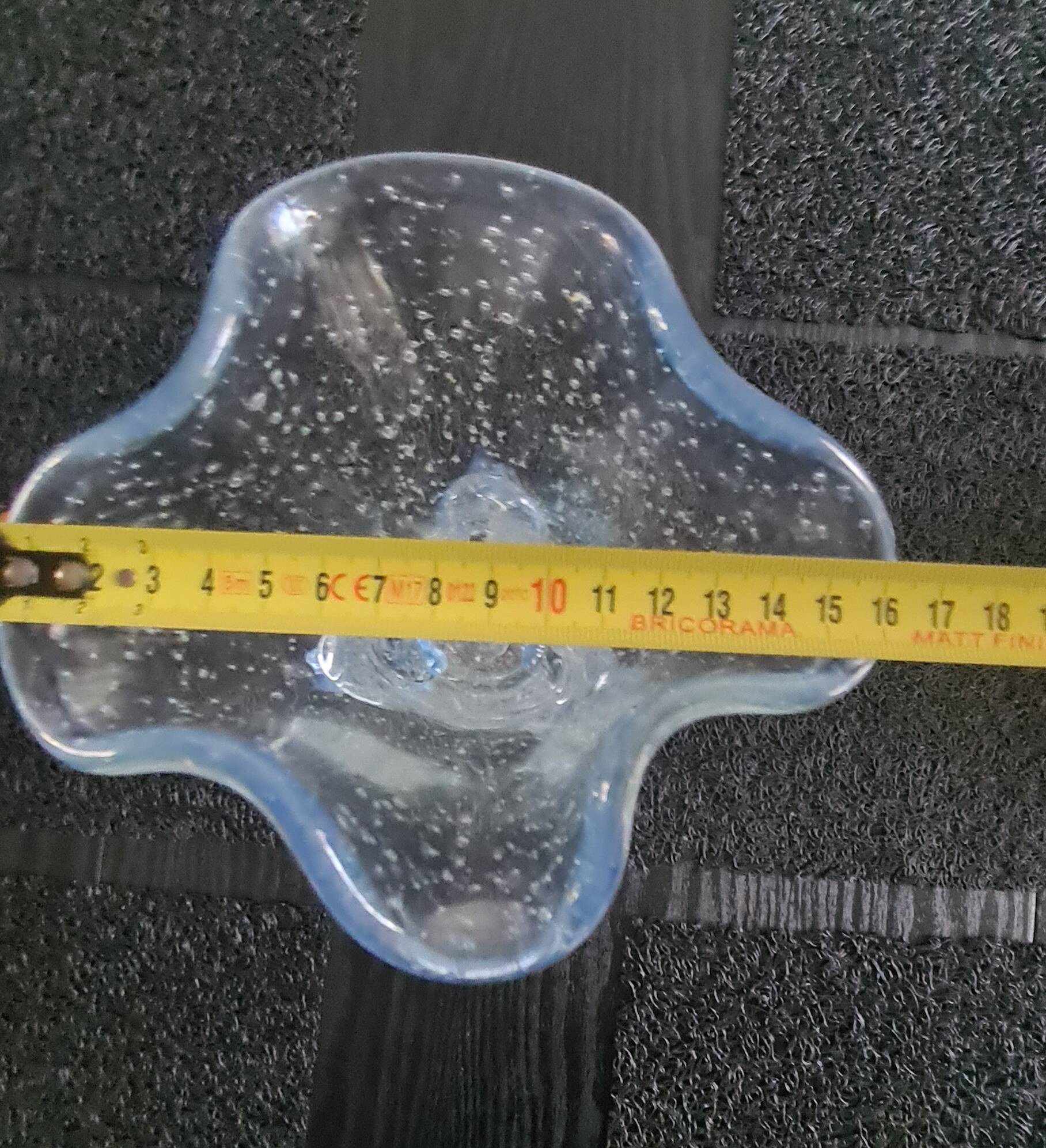 Artist Vase - Farinelli for Biot | Cloud Blue Bubbled Glass