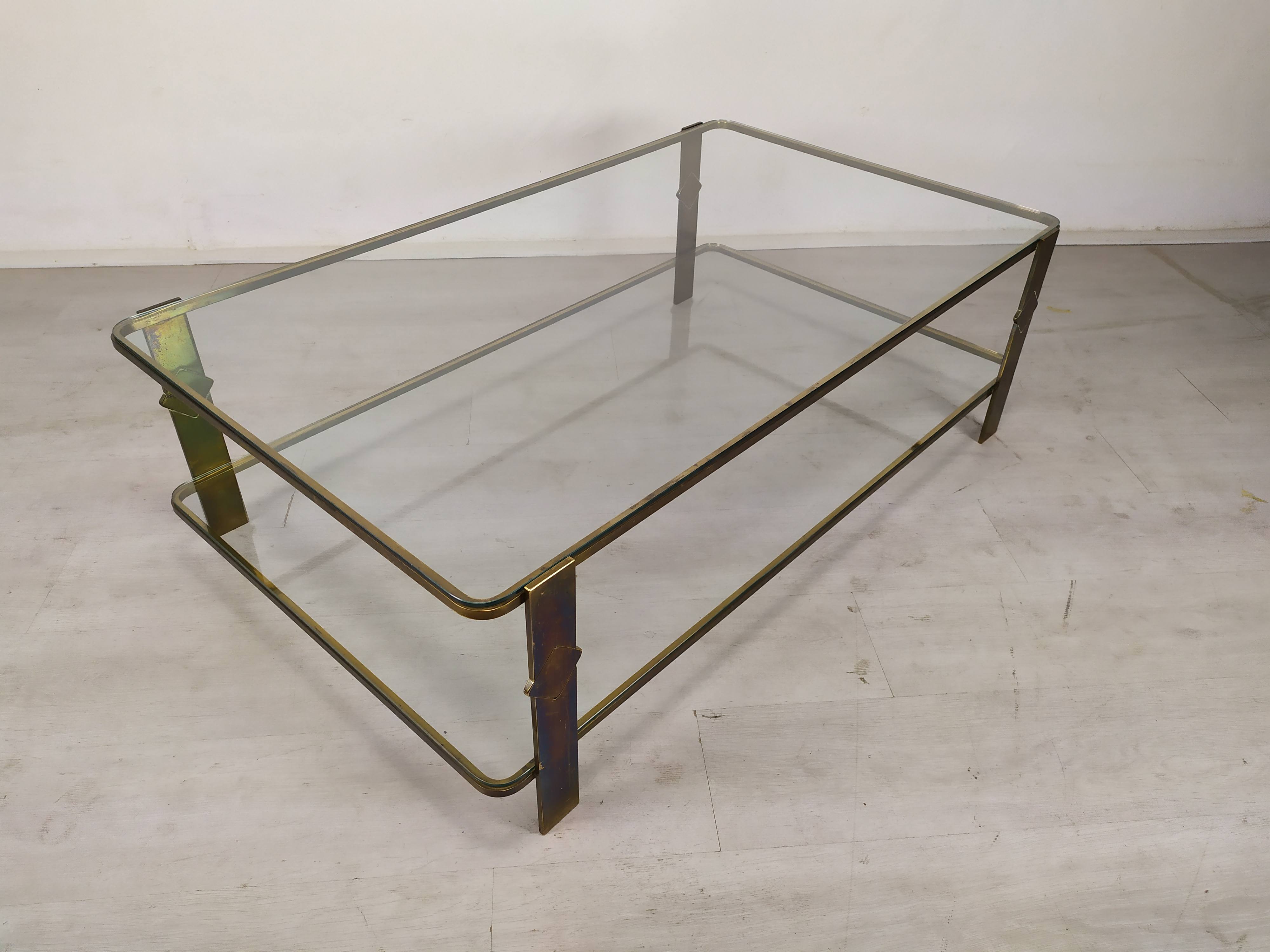 Coffee table bronze house malabert