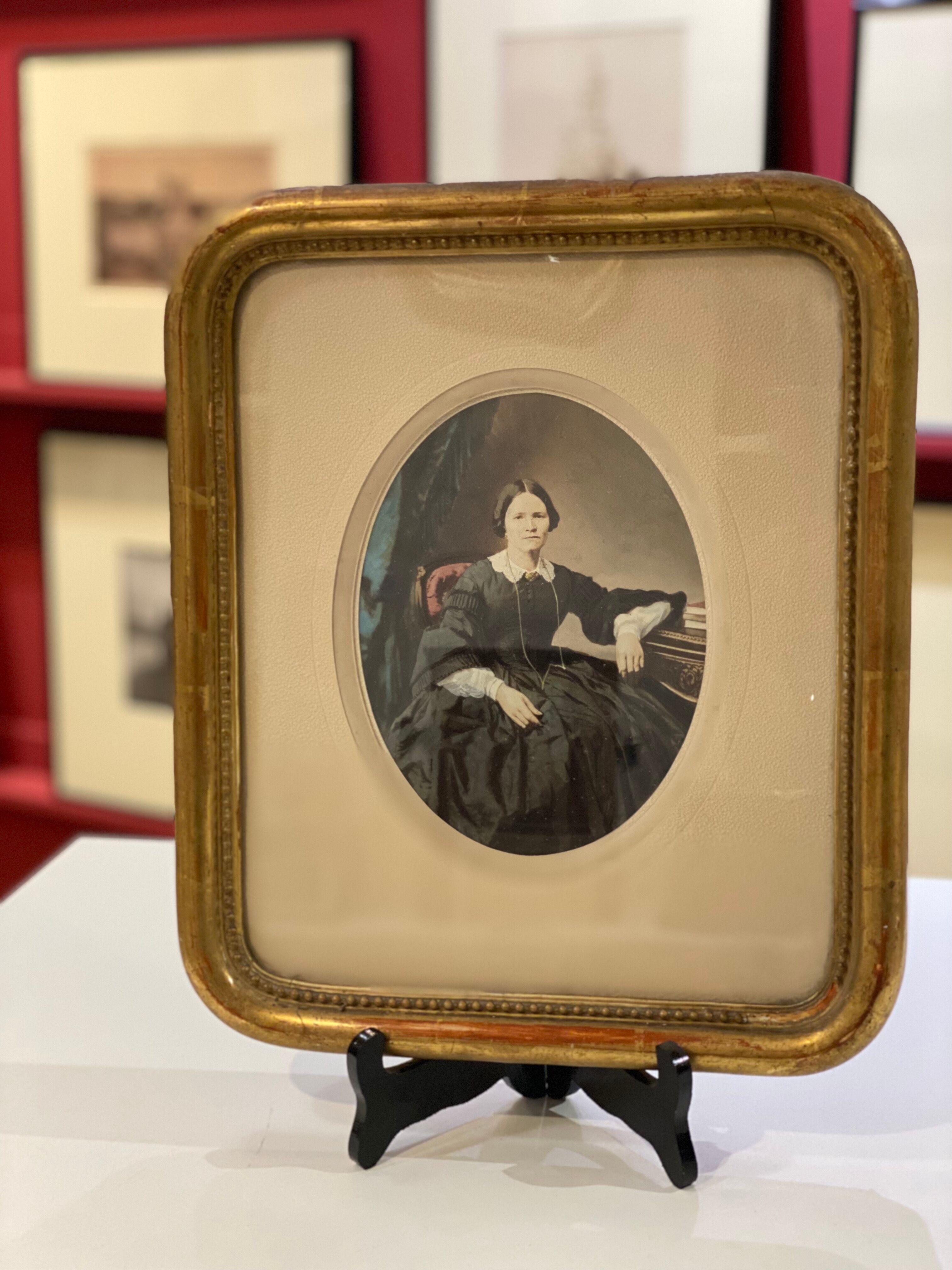 Enhanced photography - Alexandre Bertrand (1822-1889)- Golden frame - Circa 1865