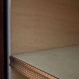 Vintage 4-door mirrored wardrobe