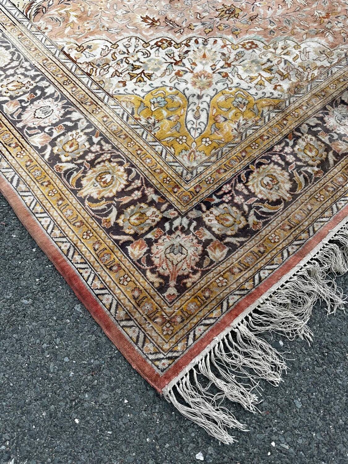 Turkish silk carpet