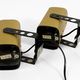 Pair of matte gold bedside wall lamps by Öia. Sweden 1970s