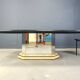 Vintage lacquered dining table, 1970s