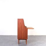 Secrétaire en teck danois du milieu du siècle par Gunnar Nielsen pour Tibergaard, années 1960.