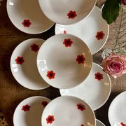 Set of 11 vintage deep plates, Scherzer Bavaria