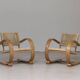 Fauteuils lounge par A. Audoux et F. Minet