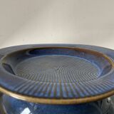 Assiette décorative danoise des années 1960 en grès