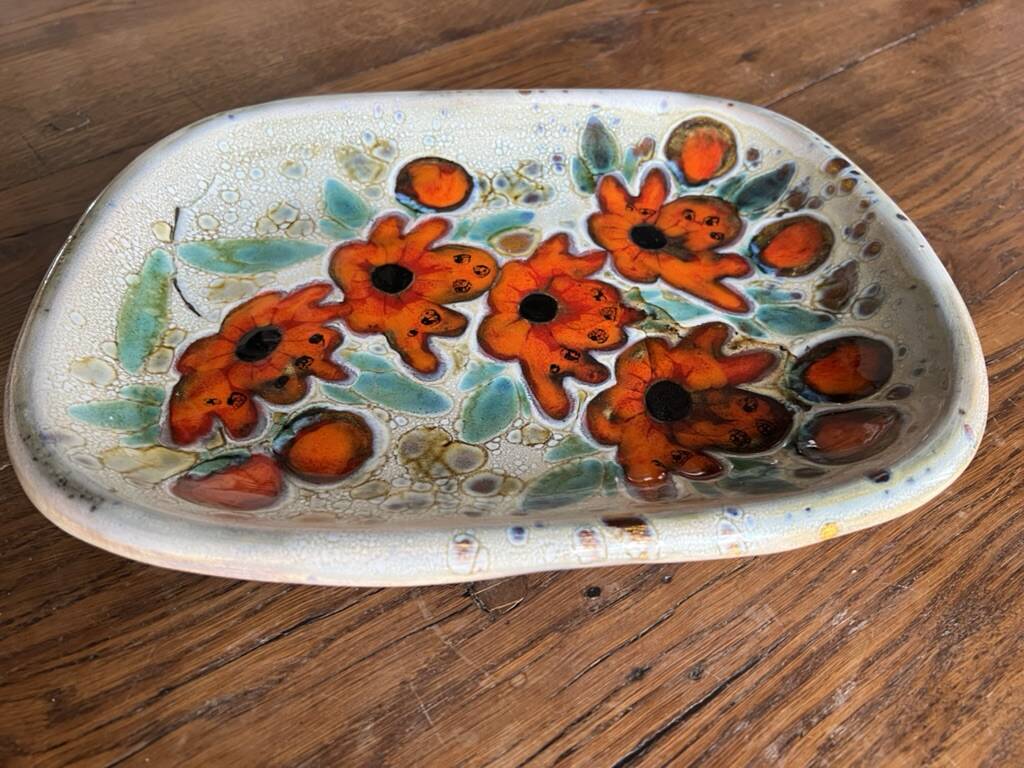 4 Plates by Kurt Brunner and Monique Pansier (Poterie du Verseau, Vallauris)