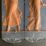 Paire de plaques murales décoratives du 19e siècle
