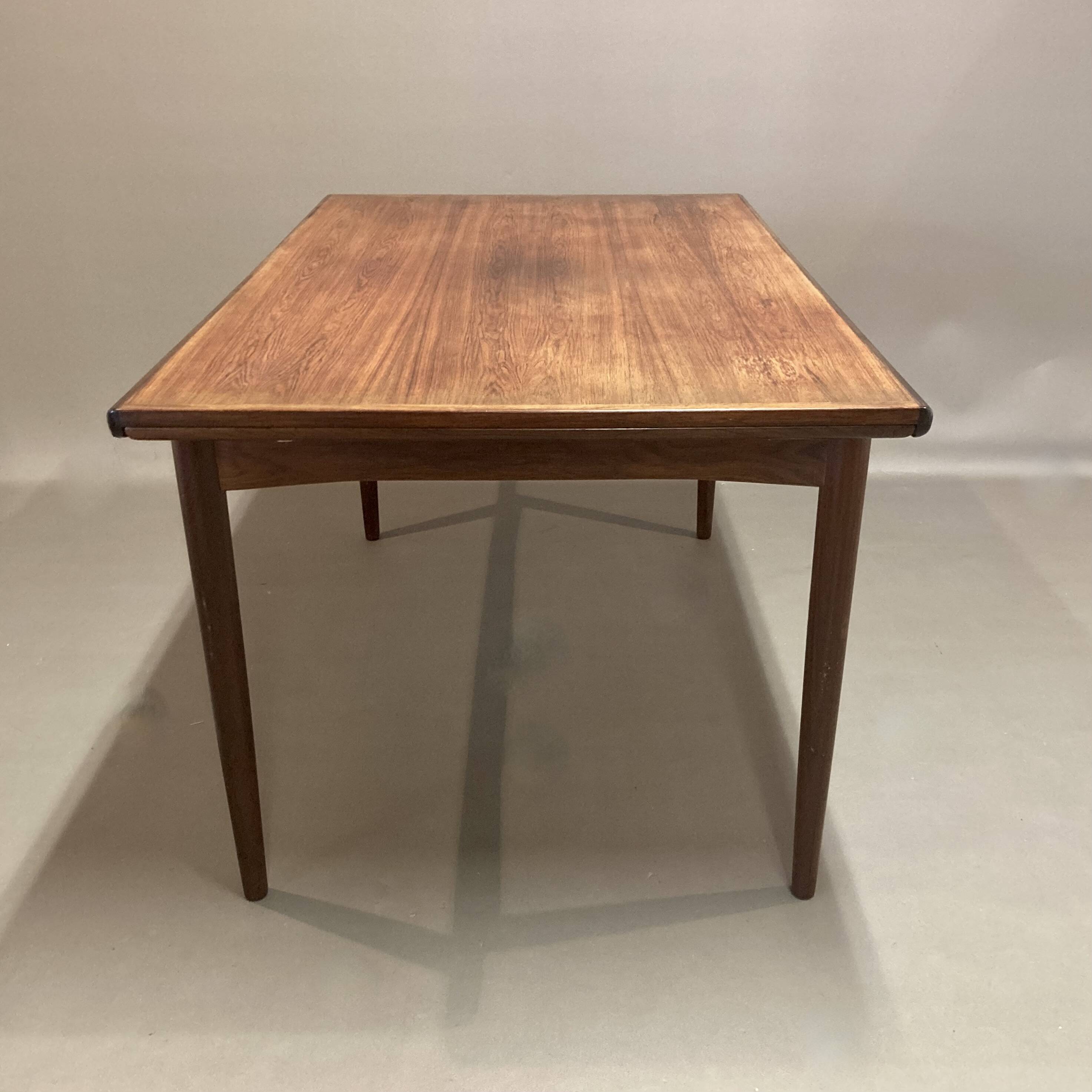 Rosewood extending high table "Scandinavian Design" 1950.