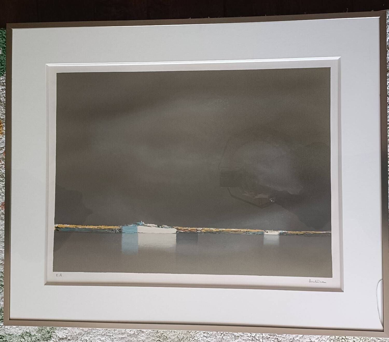 Original signed lithograph, EA by DOUTRELEAU.