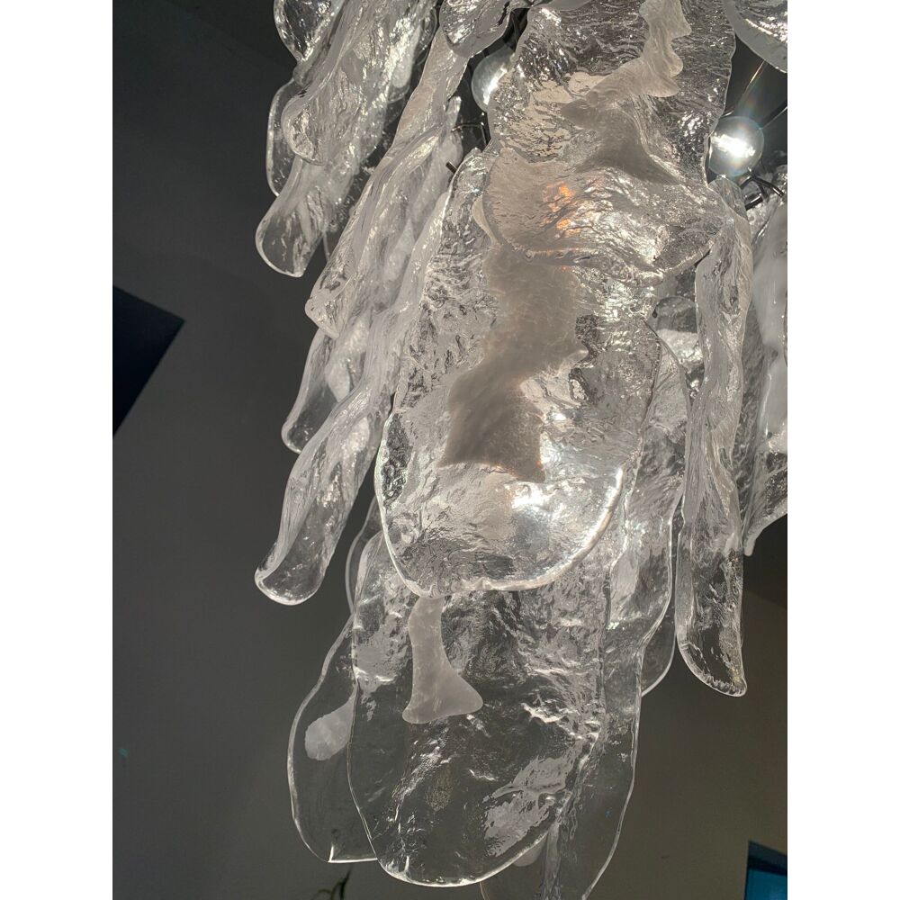 Murano glass cascade chandelier by Simoeng