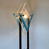 Post-Modern Floor Lamp att. to Mazzega, Italy, 1980s