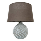 Mid-century design Holmegaard Swirl lamp , 1970s Denmark