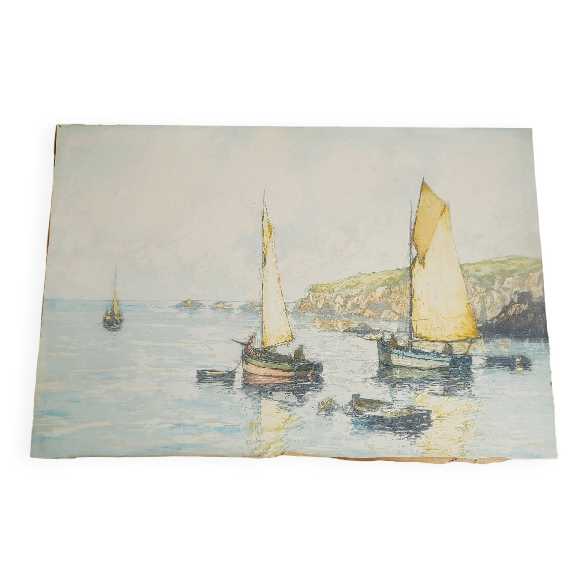 Etching and aquatint A. Lafitte 49 x 33.5 cm