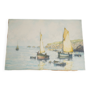 Etching and aquatint A. Lafitte 49 x 33.5 cm