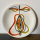 Small pear plate Roger Capron, Vallauris