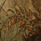 Nicolas Seailles large lacquered panels framed 1978