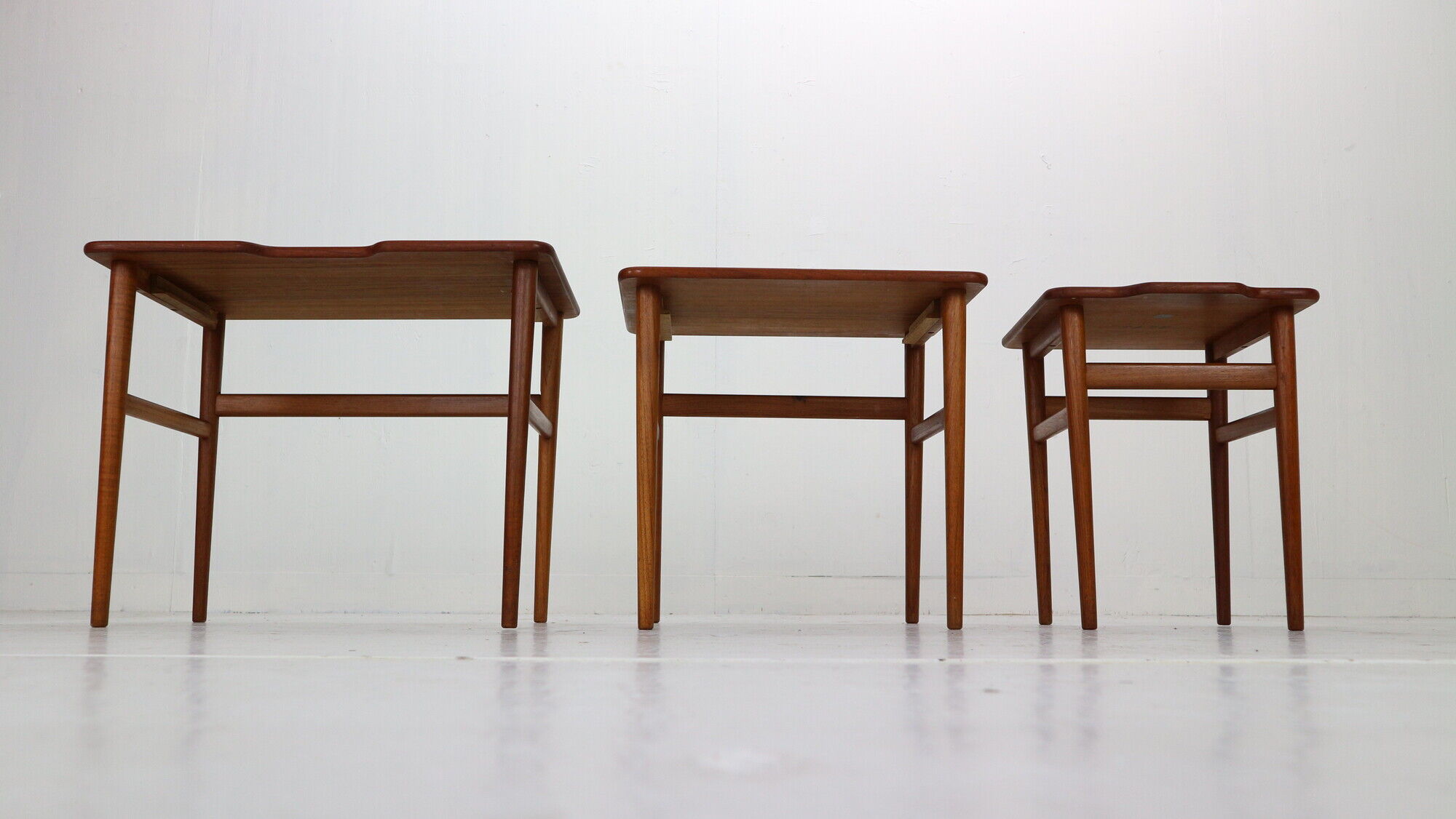 Mid-Century Modern Danish Teak Nesting by Kurt Østervig for Jason Mobler, 1960s