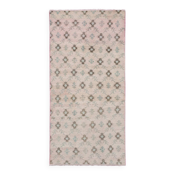 Vintage Turkish Oushak rug 146x285 cm