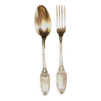 Boulenger 23-piece cutlery set with silver hallmark, 84 g