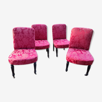 Série de 4 chaises Napoléon III