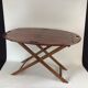 Table basse de marine plateau « butler » acajou