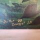 Large oil painting on wood by Jy Doussot contemporary French painter