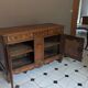 Antique Louis XV style sideboard in oak and walnut – 19th century / Early