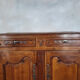 19th-century high buffet in cherry wood