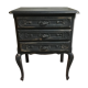 Commode patinée noire