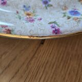 Floral porcelain plate